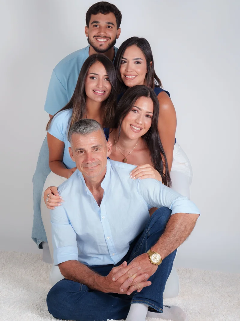 La familia de Liliany, varias generaciones y un recuerdo juntos